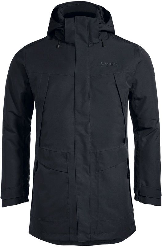 Vaude Idris Wollen Parka Heren - black XXL - 2019