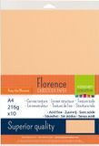 Florence Cardstock Textured A4 Sorbet Roze 216 g/m² 10 vellen