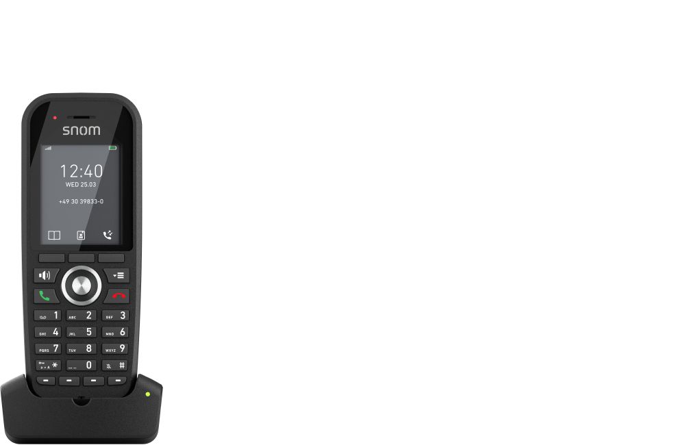 Snom M30 IP DECT Handset - Black - Wireless Phone