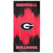 College Covers Georgia Bulldogs strandlaken, 80 x 150 cm