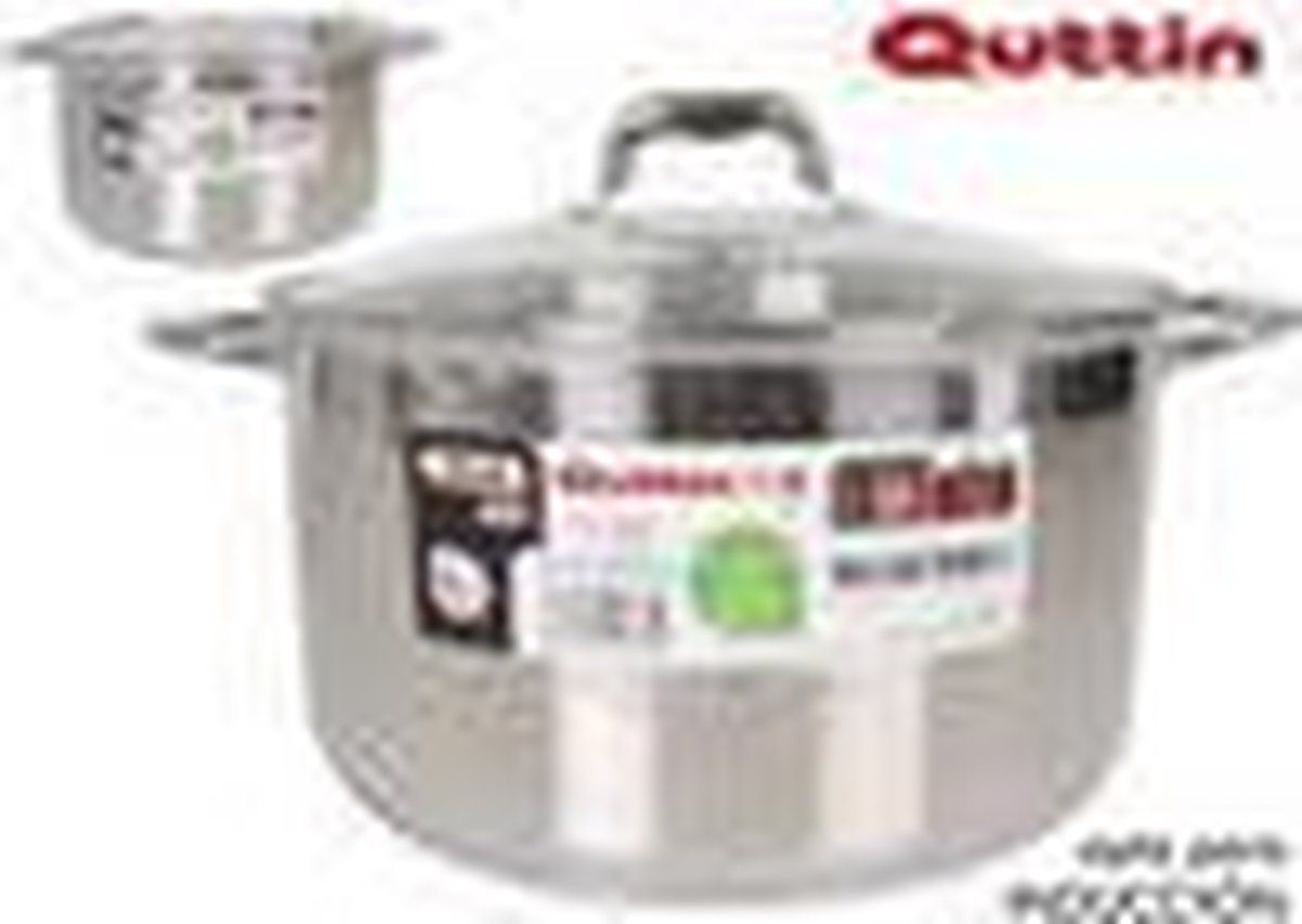 Quttin Soeppan 15L - 32 cm - RVS