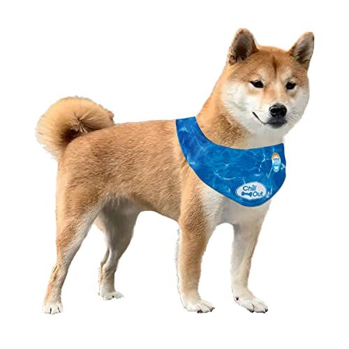 All For Paws Chill Out Dog Cooling Bandana Zomer Neck Wrap Ademend Halsdoek Huisdier Sjaal - Medium - 38-46 cm