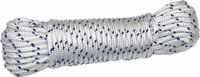 AMIG paracord touw - 10 meter - D6mm - 400kg - nylon/polyester - wit/blauw