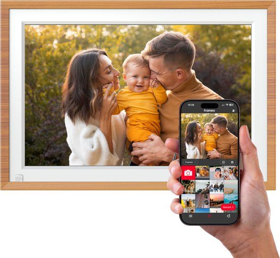 Agfa Digital WiFi Photo Frame 10 inch Wood