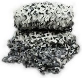 Fosco Industries Fosco Camouflagenet - grijs/zwart/wit - 300 x 240 cm