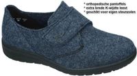 Solidus - Dames - Blauw Donker - Pantoffels - Maat 38