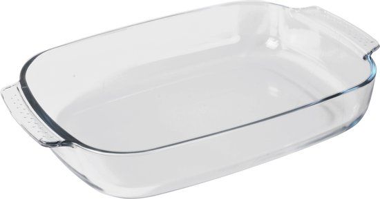 HGMD Lasagne ovenschaal 3800 ML - Glas - Rechthoekig - Ovenschotel - Vaatwasserbestendig