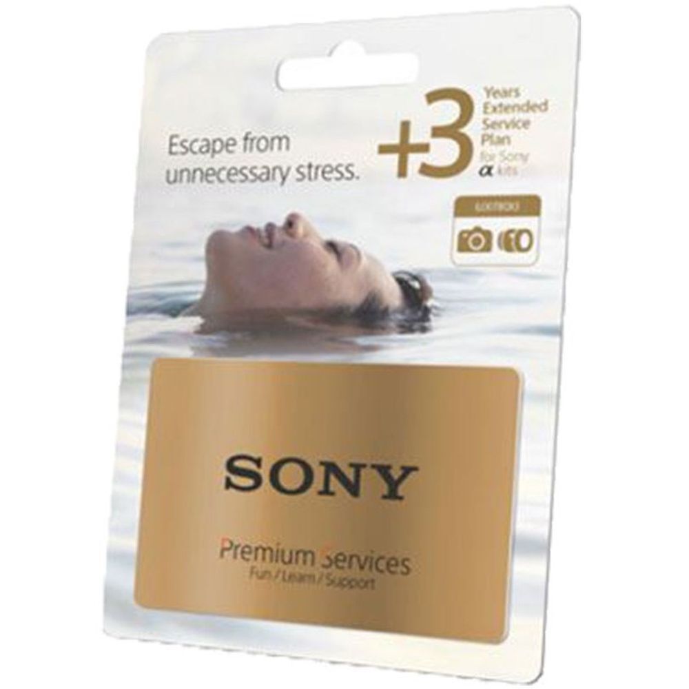 Sony Sony +3 Jaar garantieverlenging voor Alpha Body's en RX-camera's