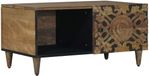 vidaXL Table basse Marron 80 x 50 x 40 cm Bois de manguier massif