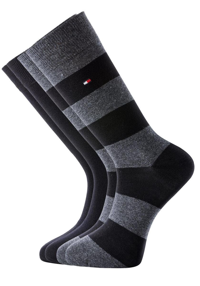 Tommy Hilfiger MEN RUGBY SOCK 2P Mannen Sokken Maat 39-42