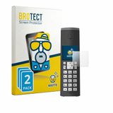 BROTECT - Screenprotector voor Panasonic KX-TGK220 - Folie Beschermfolie matte 2 Stuks
