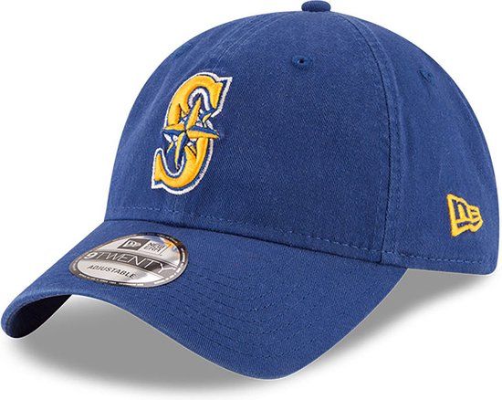 New Era Dad Cap - Seattle Mariners MLB Core Classic Blue 9TWENTY Adjustable Cap