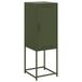 VidaXL Hoge kast 36x39x107 cm staal olijfgroen