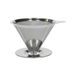 Porte-filtre à café, inox, 2 - 4 tasses
