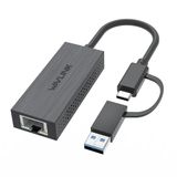 USB WAVLINK USB-C naar Ethernet Adapter 2.5G