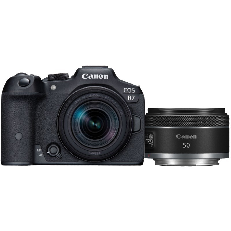 Canon Canon EOS R7 + RF-S 18-150mm F/3.5-6.3 IS STM + RF 50mm F/1.8 STM