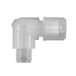 Riegler Hoekschroefverbinding G 3/8 a., voor slang 6/8 mm, werkdruk max. 10 bar (20 °C) / max. 1 bar (170 °C), PFA