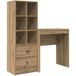 Maison Exclusive - Bureau Artisan-chêne 115,5 x 40 x 127 cm 2 pièces