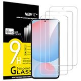 NEW'C 3 Stuks, Screen Protector voor Samsung Galaxy S25 FE, Gehard Glass Schermbeschermer Film 0.33 mm ultra transparant, ultra resistent
