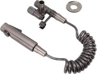 Merkloos Toilet Bidet Sprayer Kit, Rust Resistant Grey Handheld Bidet Sprayer Erosion Resistant for Cleaning Pets