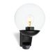 Steinel Buitenwandlamp L 595 S zwart met bewegingsmelder