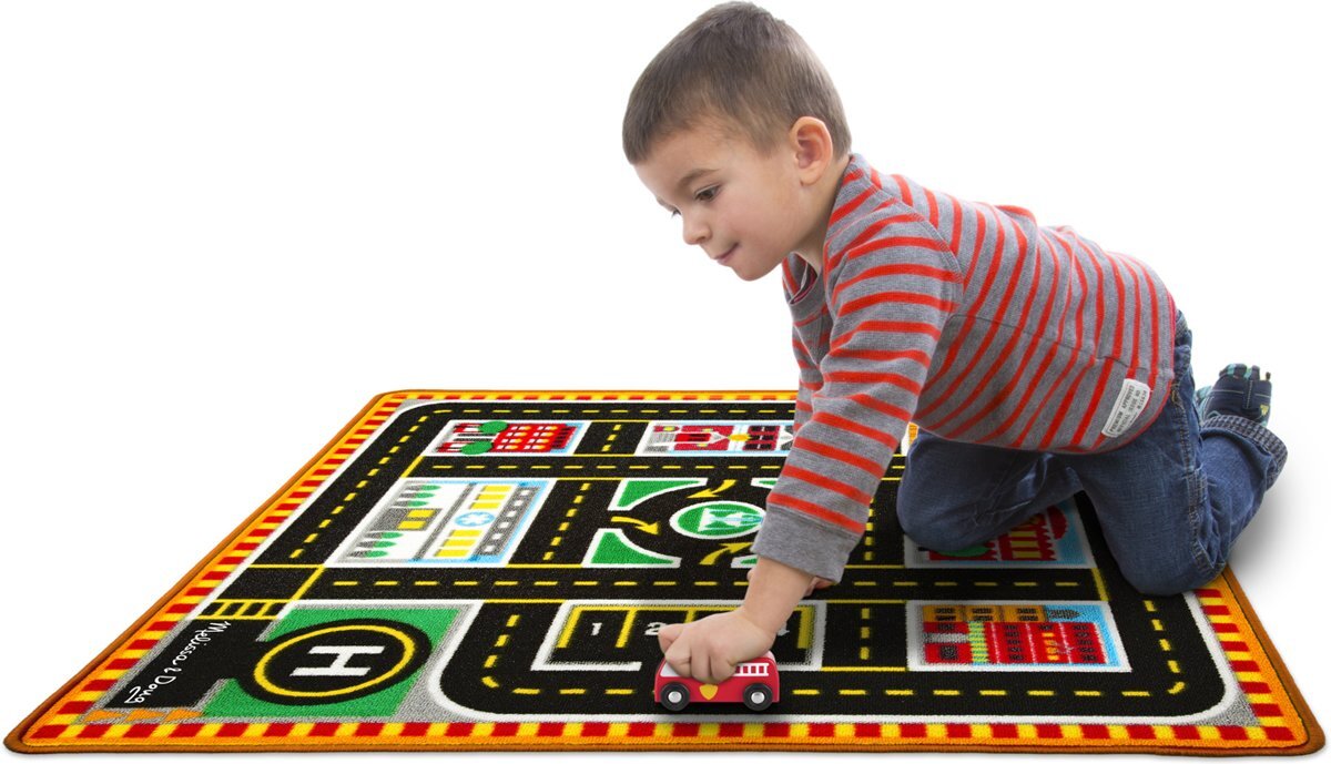 MELISSA & DOUG - Round The City Rescue Rug