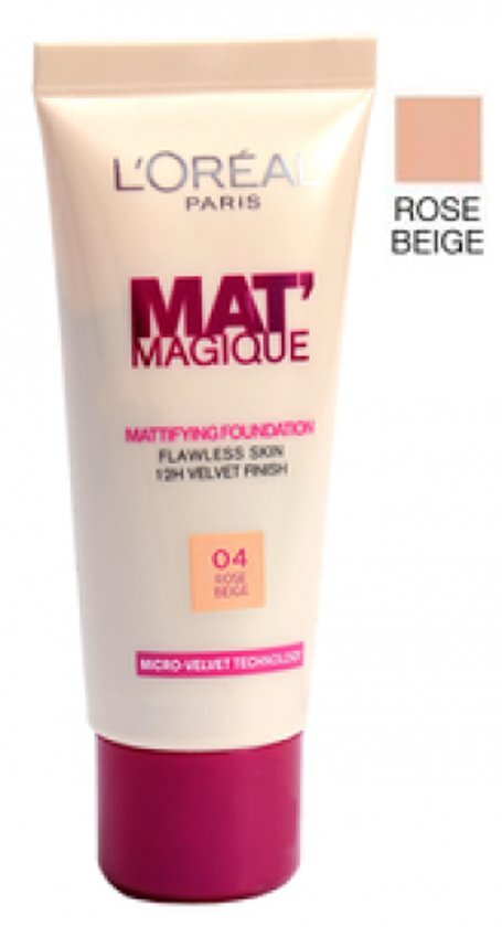 L'Oréal Loreal - Mat Magique Foundation - 04 Rose Beige