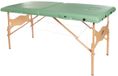 oCreon 3B Scientific draagbare massage-/therapiestoel, met verstelbare hoogte, groene bekleding.