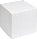 Bellatio Design Piepschuim kubus - 20 x 20 x 20 cm - 1 stuk