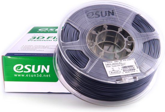 eSun ABS+ 3D Printer Filament - 1.75mm - Grey - 1kg