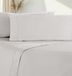 Literie Satin 100% Coton 300 Fils Blanc 150x200 cm