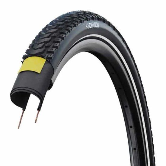 Schwalbe Marathon Mondial RaceGuard 28" x 47mm Clincher Buitenband Zwart Polyester