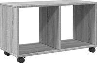 VidaXL Rolkast 72x33x42,5 cm bewerkt hout grijs sonoma eikenkleurig