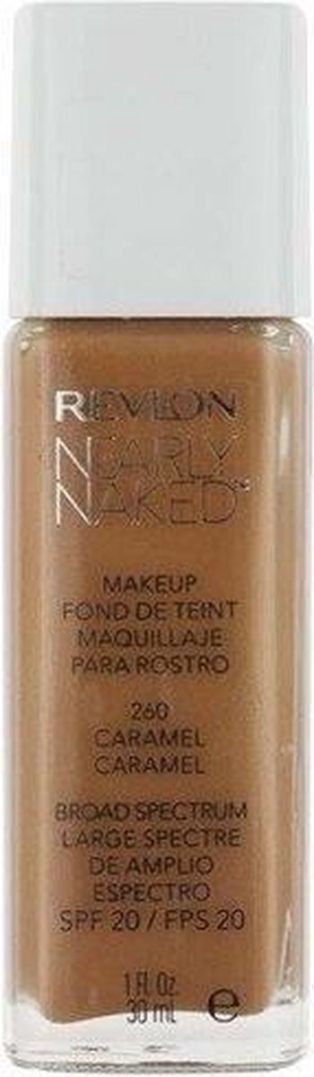 Revlon Nearly Naked Makeup Foundation - 260 Caramel