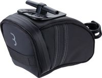 BBB Cycling CurvePack Reflect Sacoche de selle Vélo - Sacoche de vélo de course Bâche - Petite sacoche réfléchissante - Noir - Taille M - BSB-13M