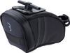 BBB Cycling CurvePack Reflect Sacoche de selle Vélo - Sacoche de vélo de course Bâche - Petite sacoche réfléchissante - Noir - Taille M - BSB-13M