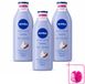 Nivea Lait Corps Lisse - Beurre de Karité - 72h Hydratation - Pour Peau Sèche - 400 ml