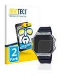 BROTECT - Screenprotector voor Casio AE-1200WH - Folie Beschermfolie transparant 2 Stuks