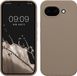 kwmobile telefoonhoesje geschikt voor Google Pixel 10a - Hoesje met siliconen coating - Smartphone case in taupe