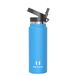 Super Sparrow Waterfles 1L Metaal Fles RVS Drinkfles met Rietje