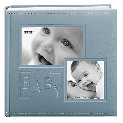Pioneer Photo Albums DA-200COLB/B - 200-Pocket Baby Album - Blue