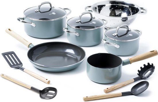 Greenpan Mayflower Pannenset 5-delig met Accessoires