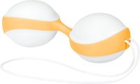 AMOR vaginale ballen voor het trainen van de bekkenbodemspieren I Versterking van de bekkenbodemspieren I Medische vaginale ballen I wit-goudgeel I Medisch product