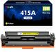 HP cartouche de toner jaune 415A W2032A avec puce, convient pour HP Laserjet Pro M479/M454