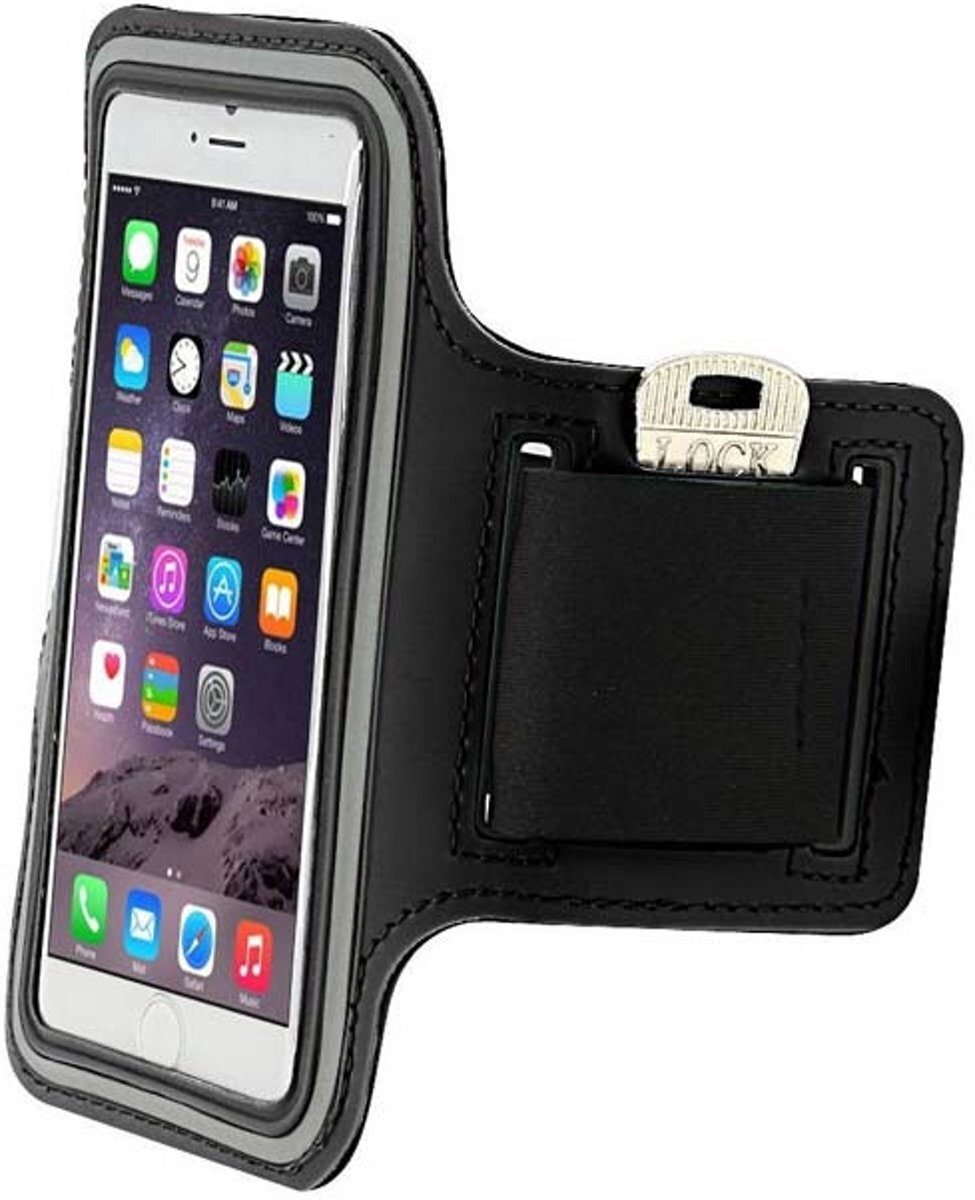 Shoperience Sportarmband Apple iPhone 6/ 6S - 4.7 inch hardloop sport armband - Zwart Apple iPhone 6/ 6S Sport armband - Duurzame versteviging - Excellente kwaliteit