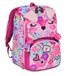 SJ Gang Uitbreidbare Schoolrugzak, Roze, PinkHugs, Dubbele Rugzak met Zijrits Tas voor Drinkfles, Basisschool en Middelbare Scholen, Meisjes, Roze, Eén maat, Rugzak