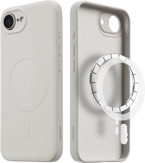 imoshion Color Backcover geschikt voor MagSafe - Beige - Apple iPhone 17e / 16e