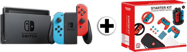 Nintendo Switch 32GB / zwart, blauw, rood / geen