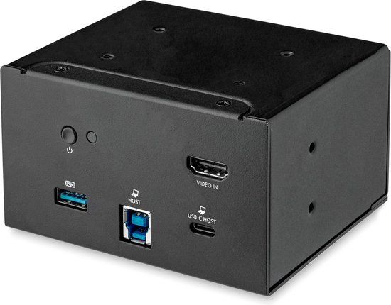 StarTech Laptop docking station module voor vergadertafel | 4K HDMI | USB-C en USB-A | 60W USB-C Power Delivery - Zwart