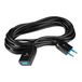 POLY POOL PP0377.2Q Verlengkabel zwart, 5 meter